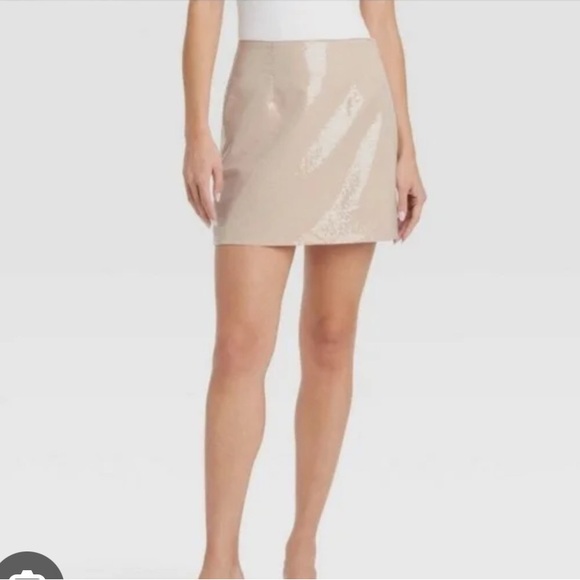 a new day Dresses & Skirts - a new day Asymmetrical Beige Skirt